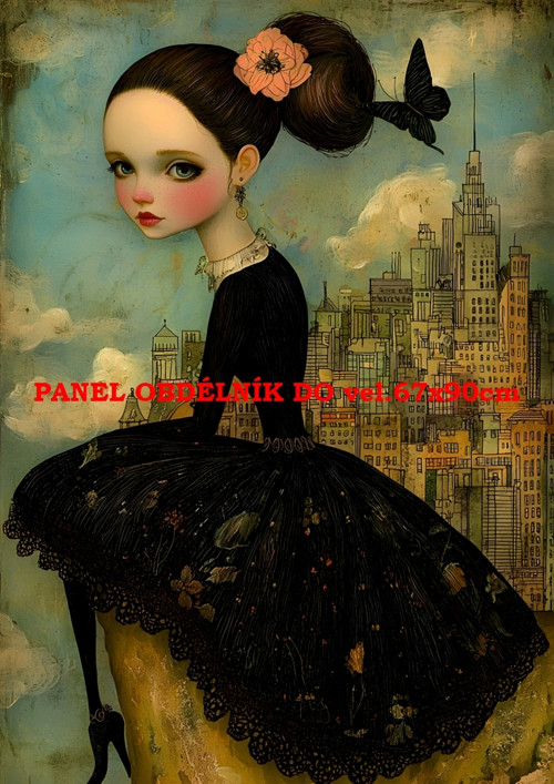 Bavlněný panel - varianty velikostí / 11x15 cm