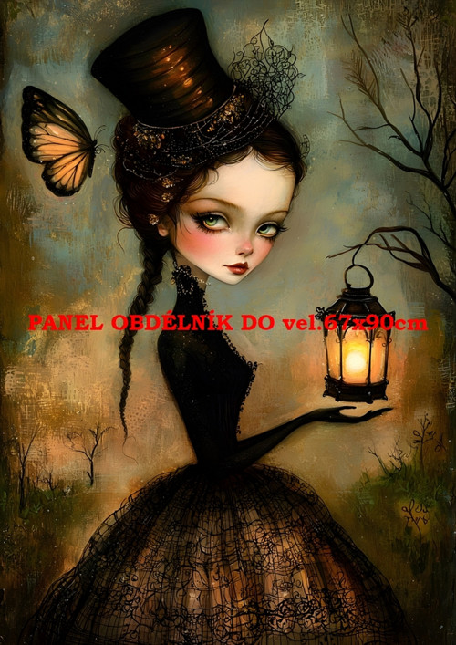 Bavlněný panel - varianty velikostí / 11x15 cm