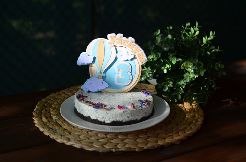Cake topper s vlastním textem