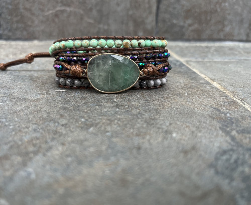 Wrap náramek Zemská múza — foto 1