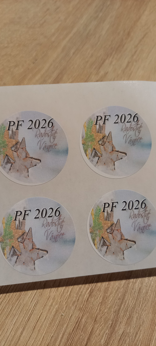 Samolepky PF 2026