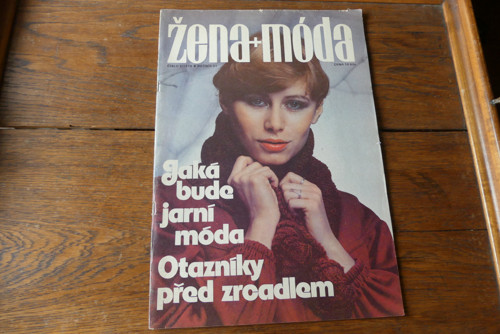 Časopis Žena a móda, číslo 2/1979, střihy!