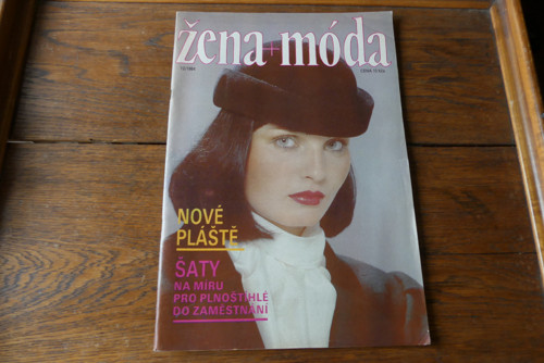 Časopis Žena a móda, číslo 12/1984, střihy!