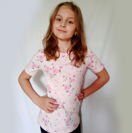 Tričko - s květy