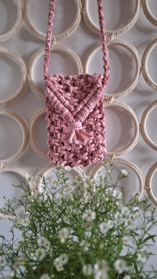 Boho kabelka na mobil / Rosemix