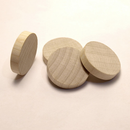Dřevěné žetony natural 30x3mm (cena 6ks)