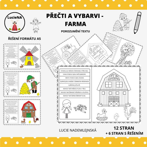 Přečti A Vybarvi - Farma — foto 1