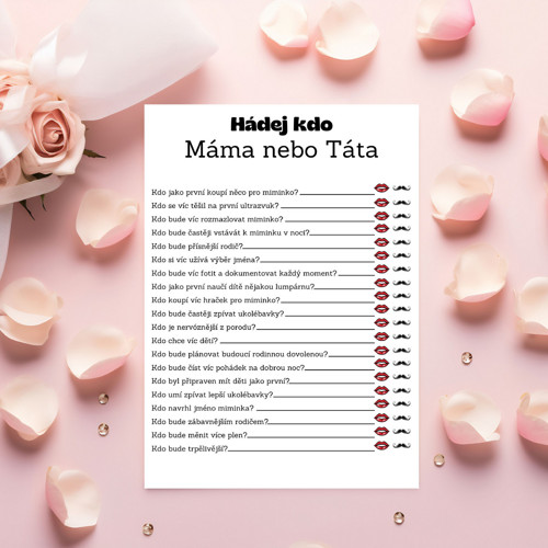 Hádej kdo – Máma nebo Táta