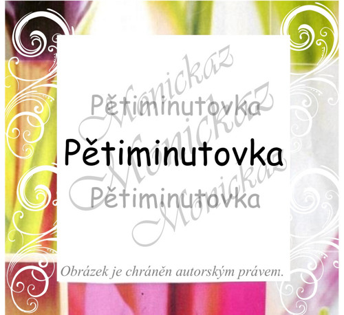 Pětiminutovka 1714. Razítko motivační.