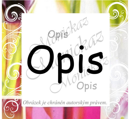 Opis 1722. Razítko motivační. — foto 1