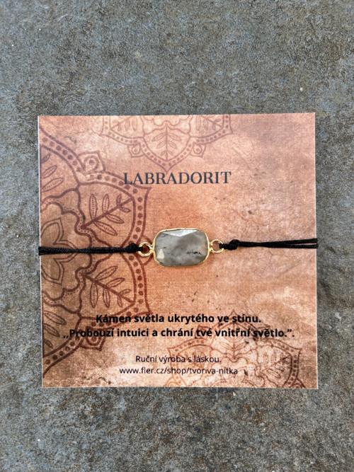 Náramek s LABRADORITEM