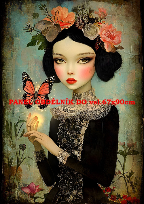 Bavlněný panel 18x25 cm - skladem