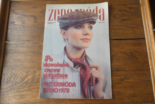 Časopis Žena a móda, číslo 9/1978, střihy!
