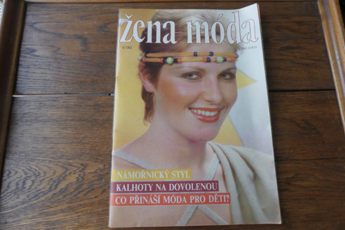 Časopis Žena a móda, číslo 6/1983, střihy!