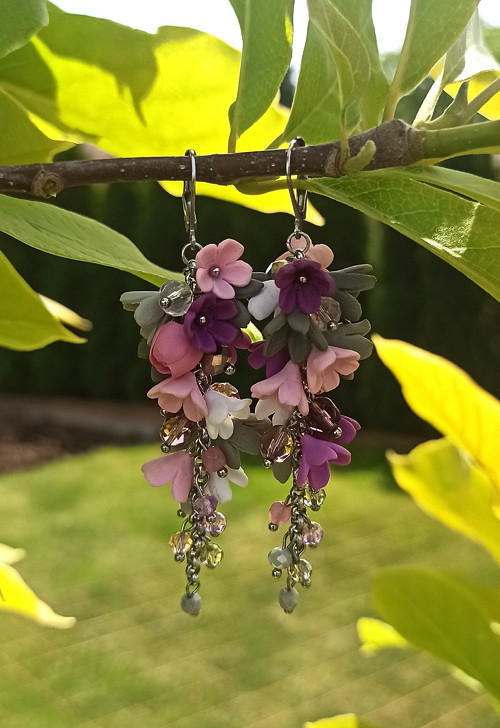 FIMO náušnice — foto 1