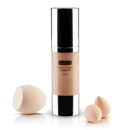 Pečující hedvábný make-up (warm)