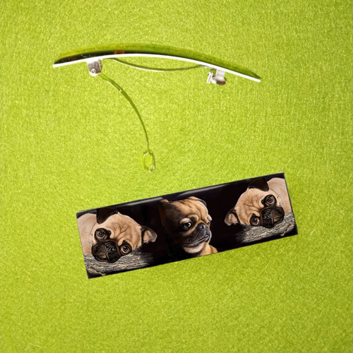 Mops Automatická Spona Do Vlasů — foto 1