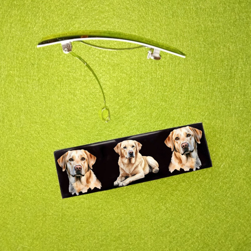 Labrador Automatická Spona Do Vlasů — foto 1