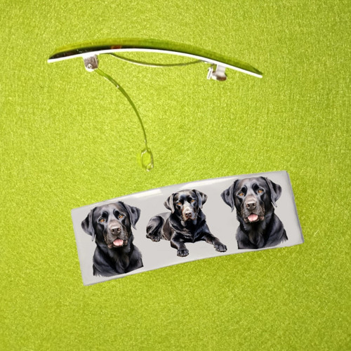 Labrador Automatická Spona Do Vlasů — foto 1