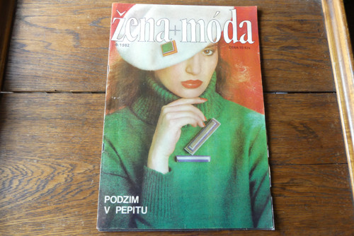 Časopis Žena a móda, číslo 9/1982, střihy!