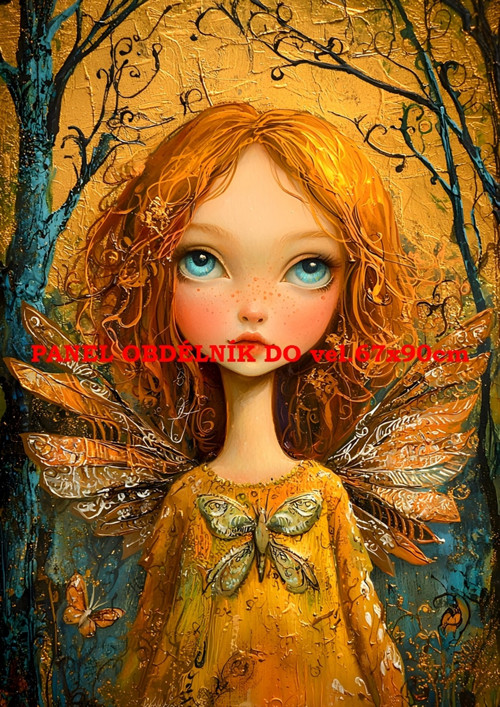 Bavlněný panel 10x15 cm - skladem