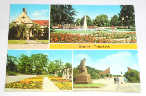 Čistá POHLEDNICE • Berlín - Treptow, DDR