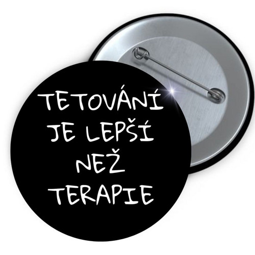 Placka button Tetování