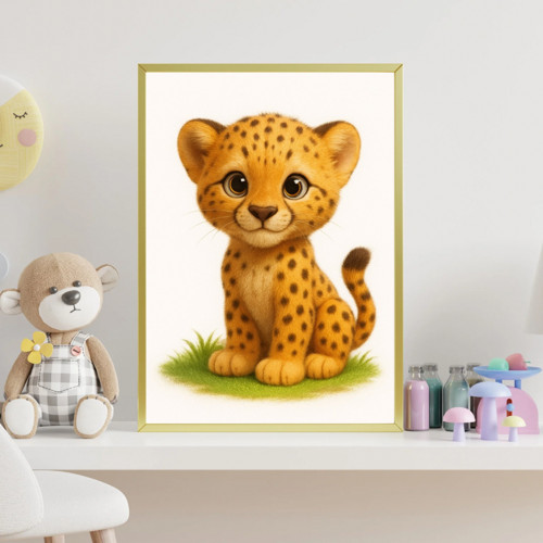 Plakát do pokojíčku - gepard (PDF k tisku) — foto 1