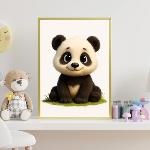 Plakát do pokojíčku - panda (PDF k tisku)
