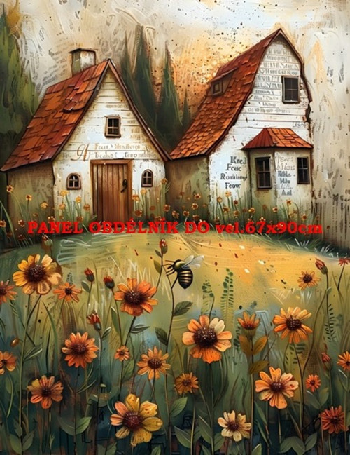 Bavlněný panel 12x15 cm - skladem — foto 1