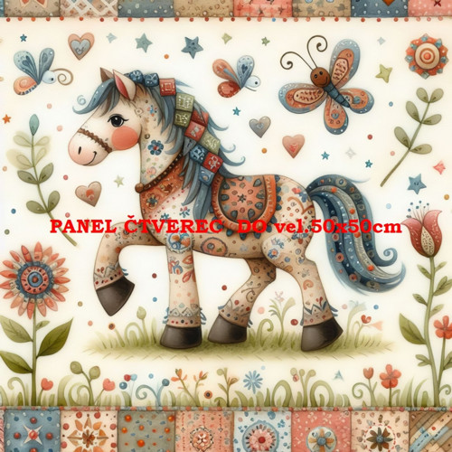 Bavlněný panel 40x40 cm - skladem — foto 1