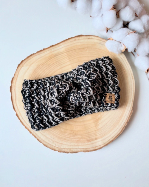 Zimní čelenka 100% merino vlna