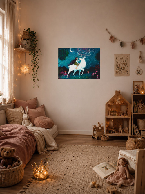 Reprodukce na plátně "Ochránce" 40x30