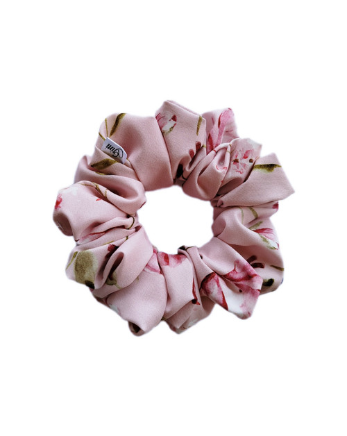 Gini HEDVÁBNÁ scrunchie M- ROSALIA — foto 1