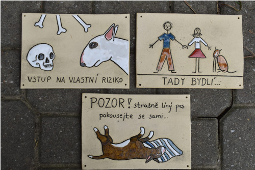 Cedulky na branku-bull