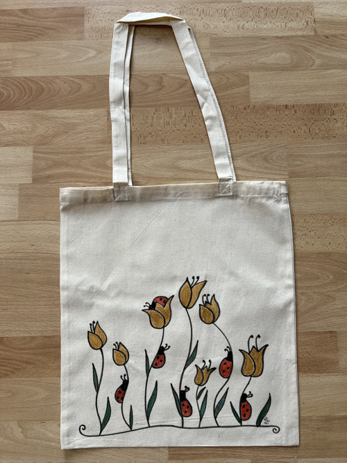 Taška - tulipány