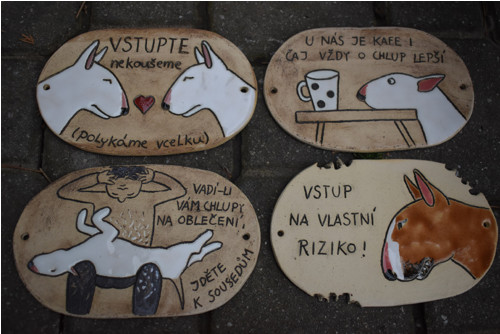 Cedulky na branku-bull-malé