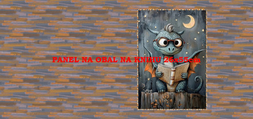 Panel na obal na knihu - bavlna — foto 1