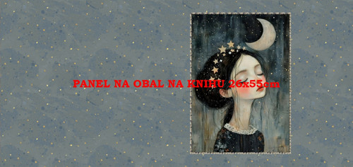 Panel na obal na knihu - bavlna