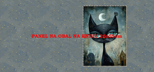 Panel na obal na knihu - bavlna