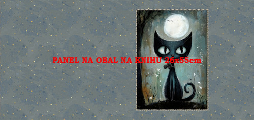 Panel na obal na knihu - bavlna