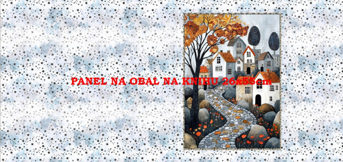 Panel na obal na knihu - bavlna