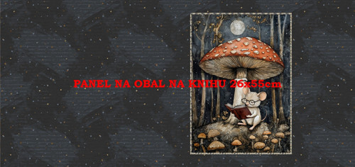 Panel na obal na knihu - bavlna