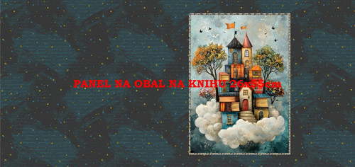 Panel na obal na knihu - bavlna