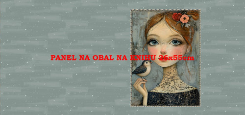 Panel na obal na knihu - bavlna