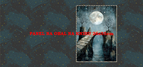 Panel na obal na knihu - bavlna