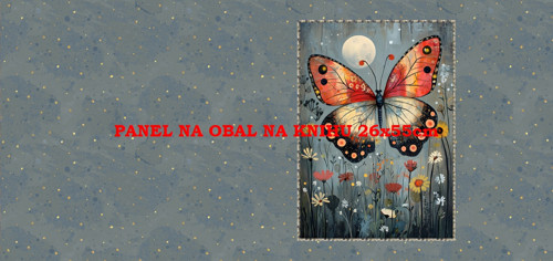 Panel na obal na knihu - bavlna