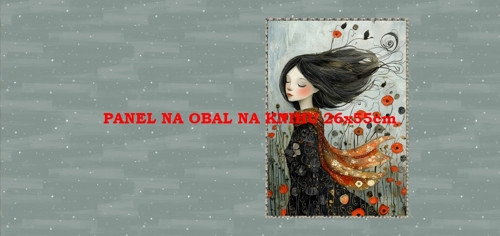 Panel na obal na knihu - bavlna