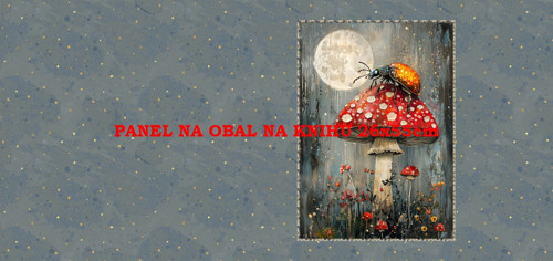 Panel na obal na knihu - bavlna