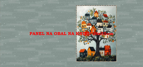 Panel na obal na knihu - bavlna